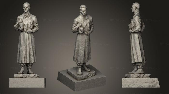 Статуэтки известных личностей (Григорий Сковорода, STKC_0180) 3D модель для ЧПУ станка